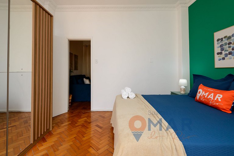 1Qto a 7 min da Praia de Copacabana | BR 678/504