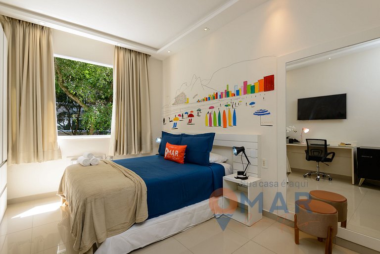 Studio em Copacabana a 450m da Praia | BC 530/202