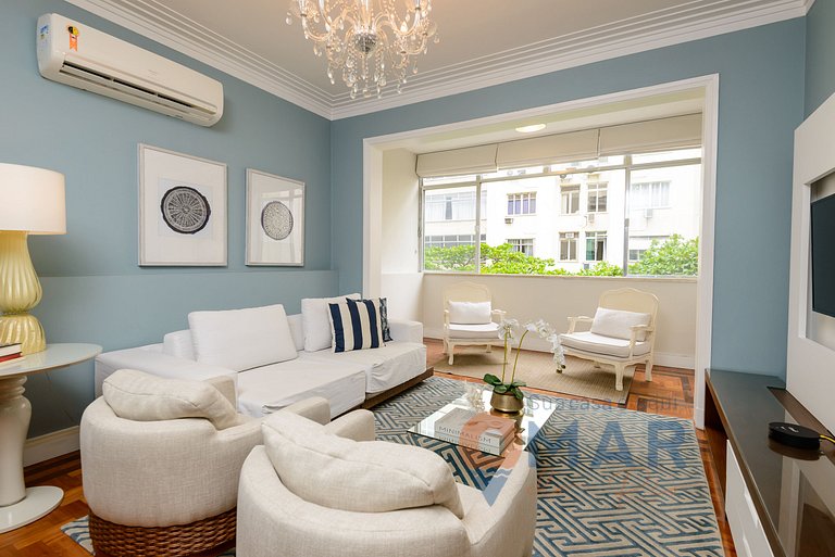 3 BDRs, 2 minutes from Copacabana Beach | JN 43/42