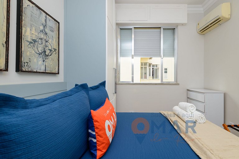 3 BDRs, 2 minutes from Copacabana Beach | JN 43/42