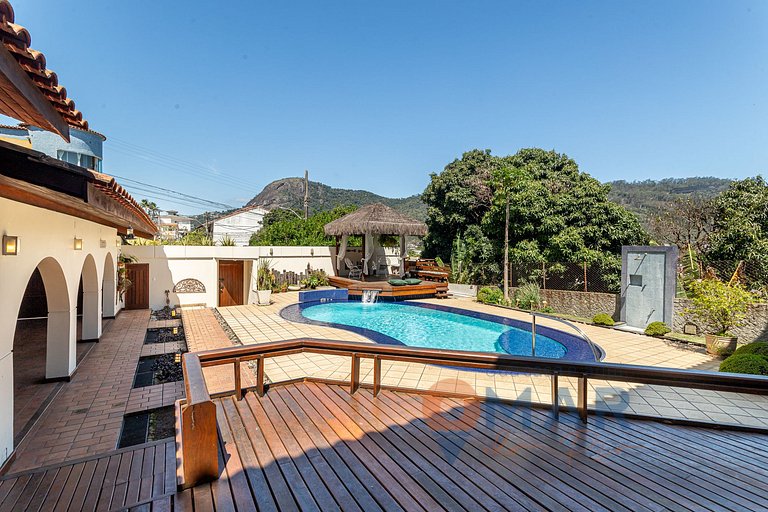 Niterói: Mansión com piscina y vistas al mar|LD 58