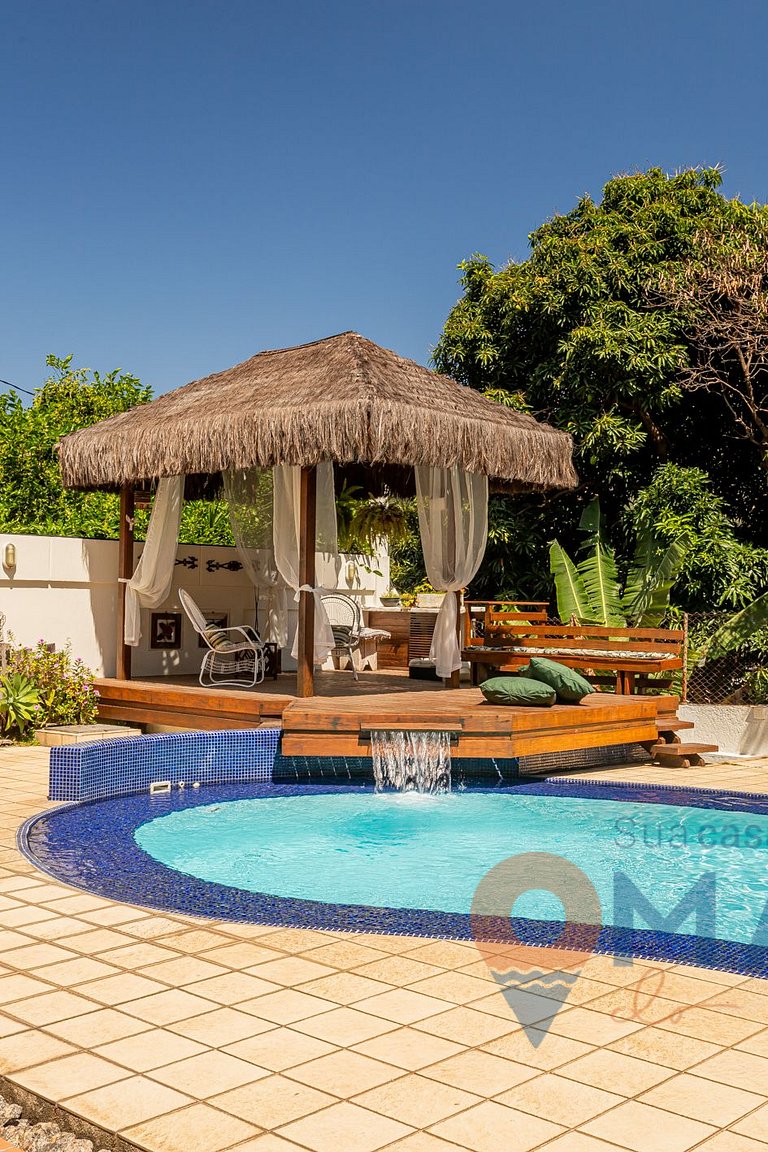 Niterói: Mansión com piscina y vistas al mar|LD 58