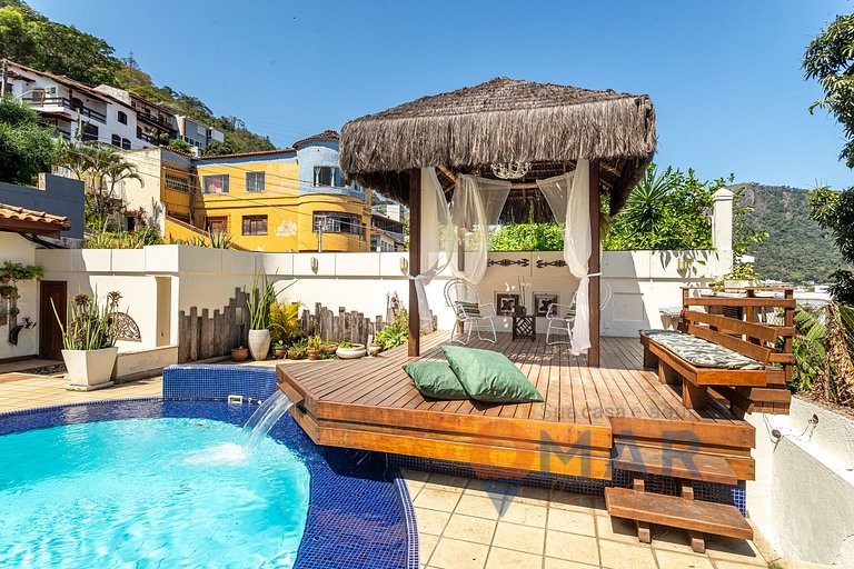 Niterói: Mansión com piscina y vistas al mar|LD 58