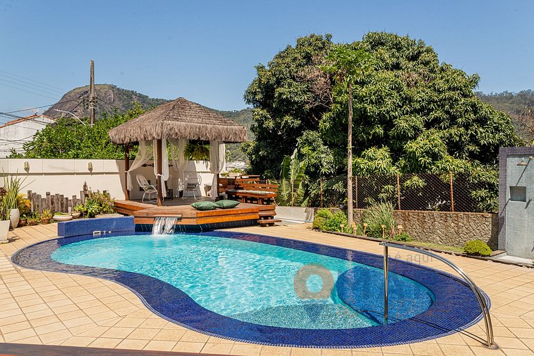 Niterói: Mansión com piscina y vistas al mar|LD 58