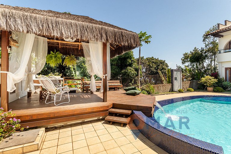 Niterói: Mansión com piscina y vistas al mar|LD 58