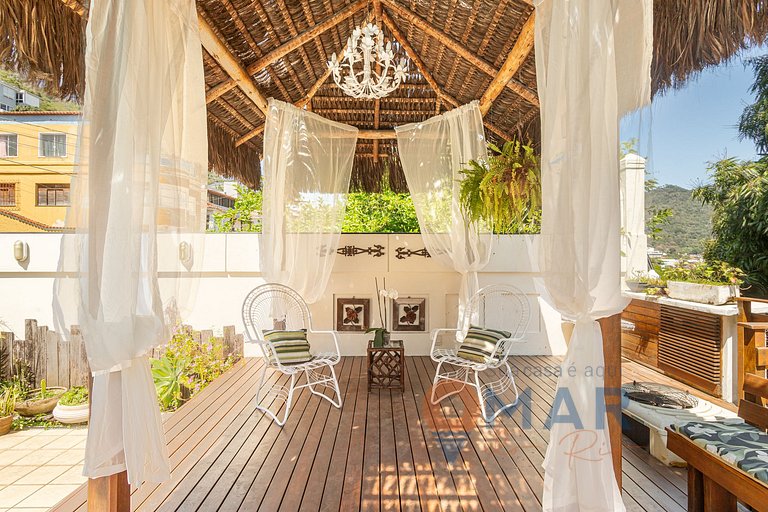 Niterói: Mansión com piscina y vistas al mar|LD 58