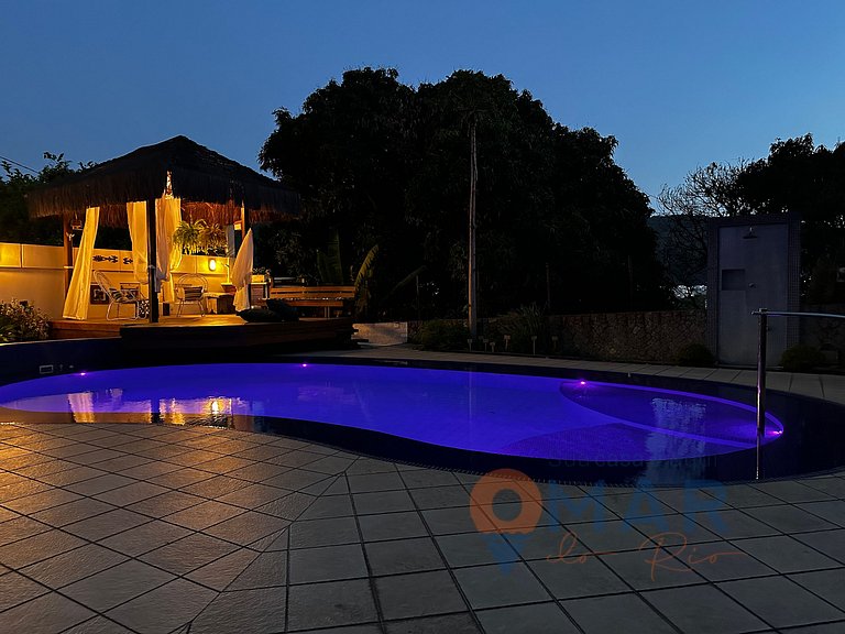 Niterói: Mansión com piscina y vistas al mar|LD 58