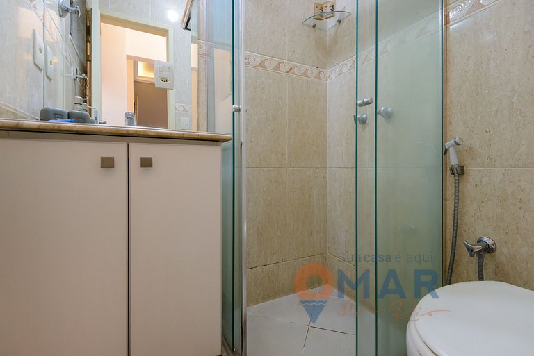 1 Quarto em Copacabana a 9 min da praia|TN 245/803