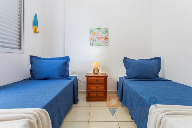 Apartamento pé na areia em Cabo Frio | RDC 60/302