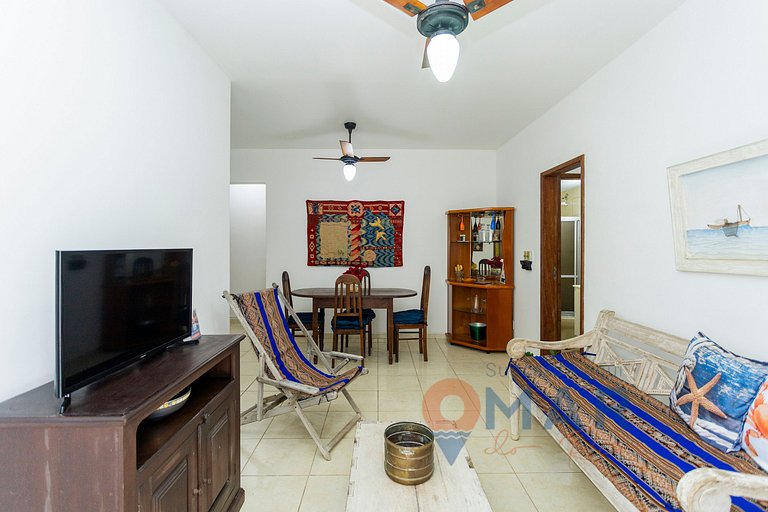 Apartamento pé na areia em Cabo Frio | RDC 60/302