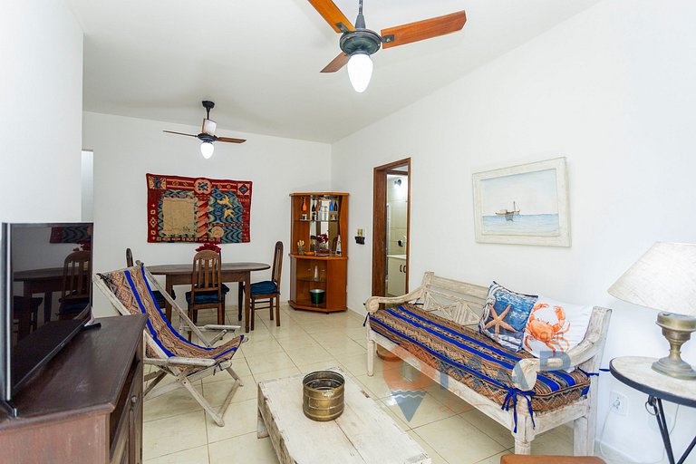 Apartamento pé na areia em Cabo Frio | RDC 60/302