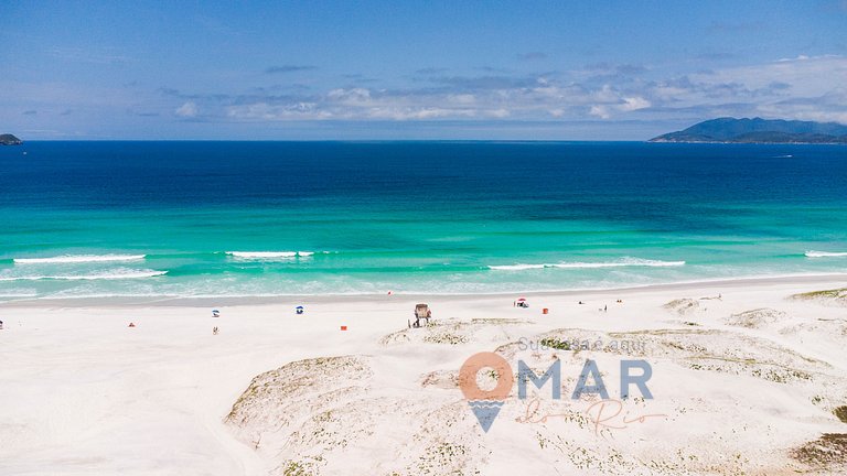 Apartamento pé na areia em Cabo Frio | RDC 60/302