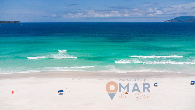 Apartamento pé na areia em Cabo Frio | RDC 60/302
