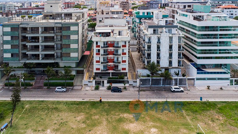 Apartamento pé na areia em Cabo Frio | RDC 60/302