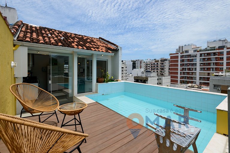 Studio a 7 min da praia c/ piscina | NS 39/502 COB