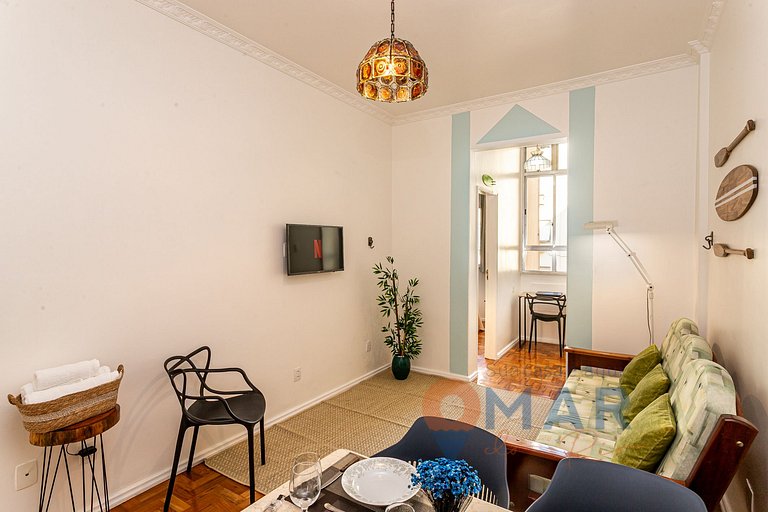 Apart. a 6min. de la Playa de Copacabana|BR 669/805