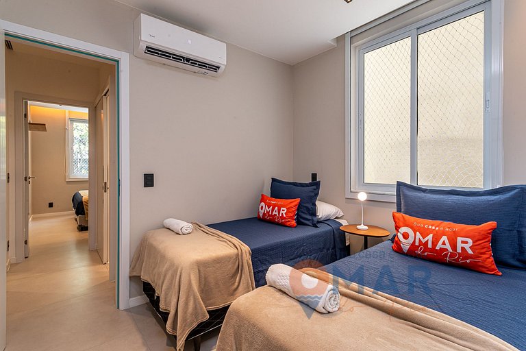 3BDRs a 2 min de la playa de Copacabana|NSC209/104