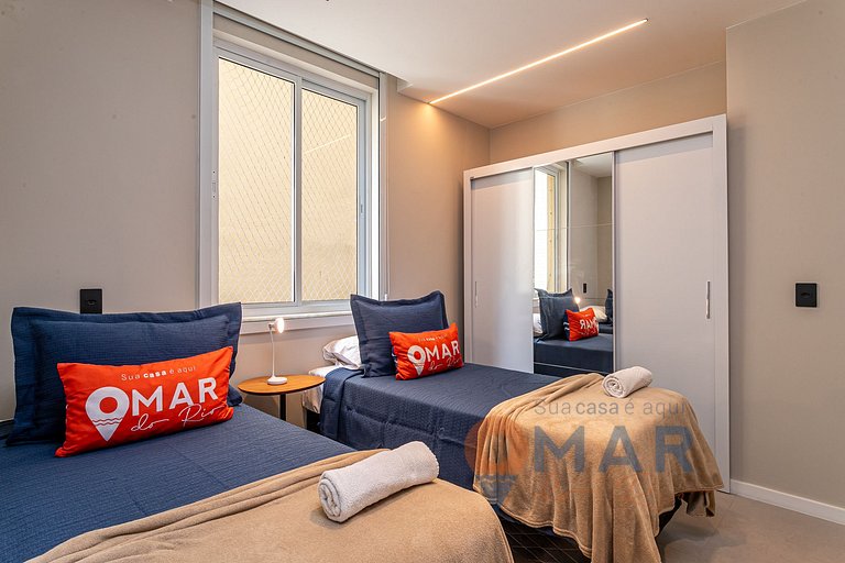 3BDRs a 2 min de la playa de Copacabana|NSC209/104
