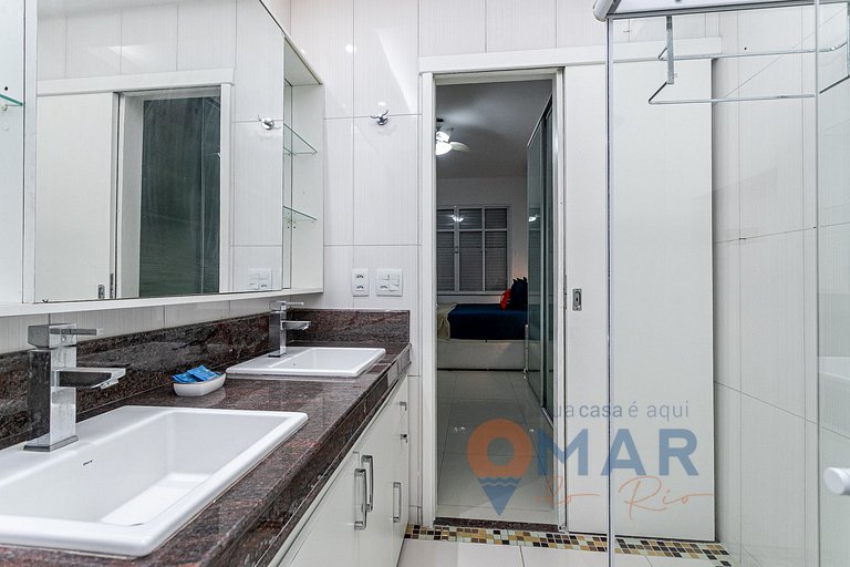 2 Quartos: a 2Min da Praia de Copacabana|CR 34/502