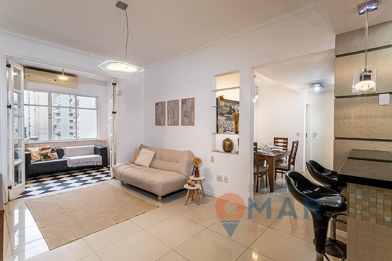 2 Quartos: a 2Min da Praia de Copacabana|CR 34/502