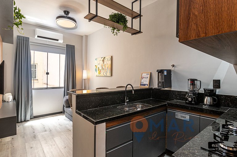 Moderno 1BDR a 120 m de la playa | PJ 160/1108