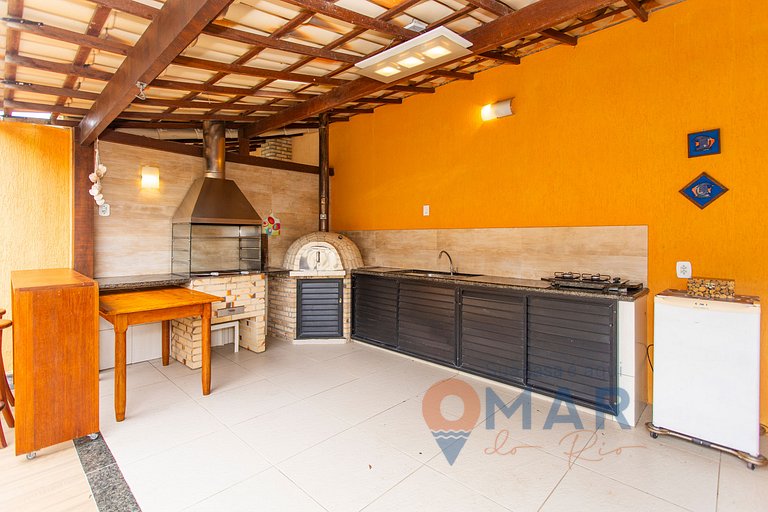 Casa en Geribá con área gourmet privada | VG 10
