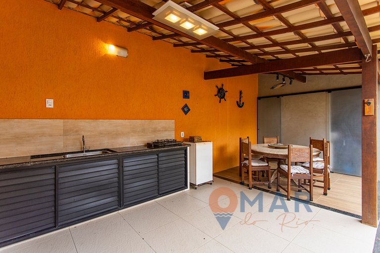 Casa en Geribá con área gourmet privada | VG 10