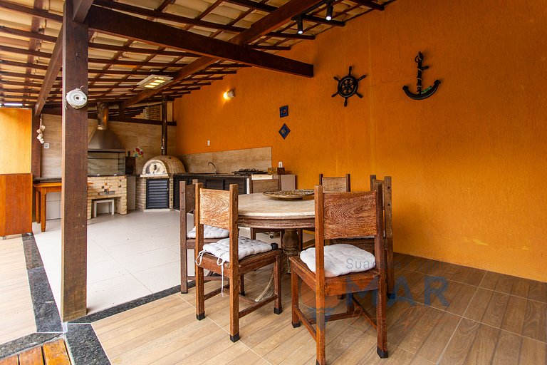 Casa en Geribá con área gourmet privada | VG 10