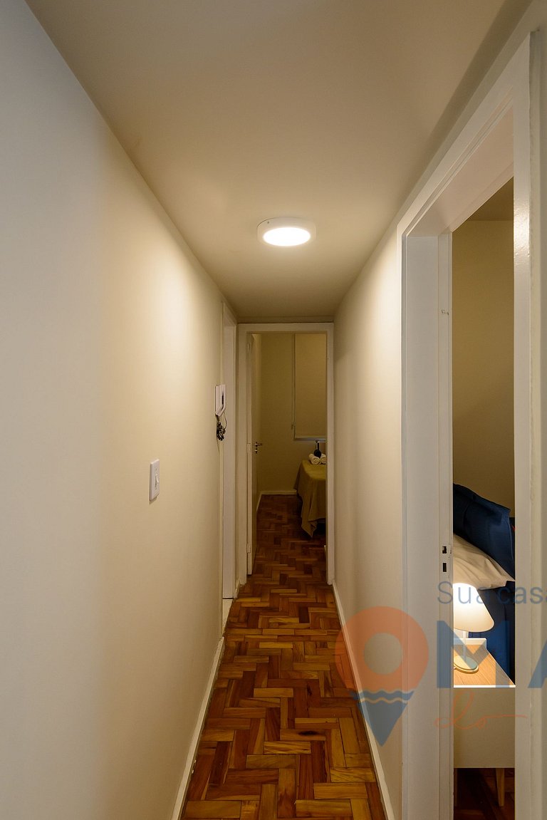 3 Quartos a 5 min da Praia de Copacabana|FM263/303