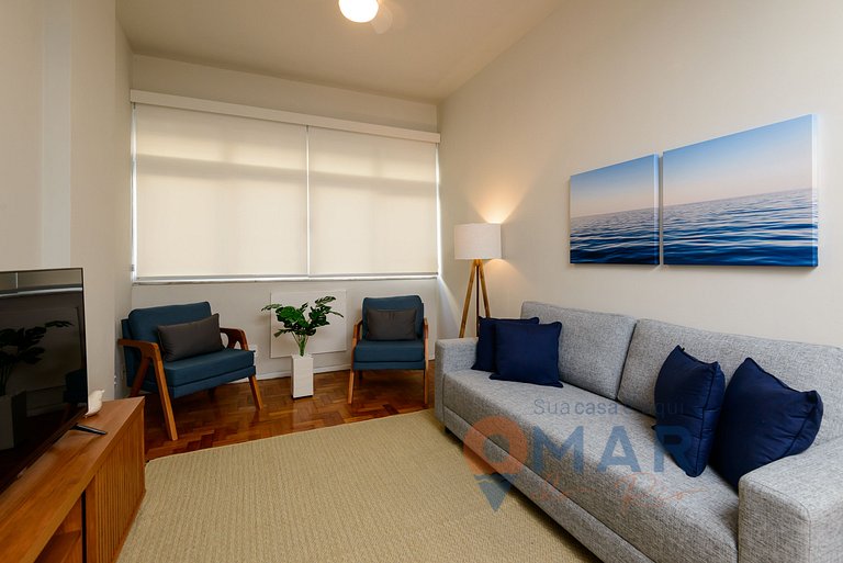 3 Quartos a 5 min da Praia de Copacabana|FM263/303