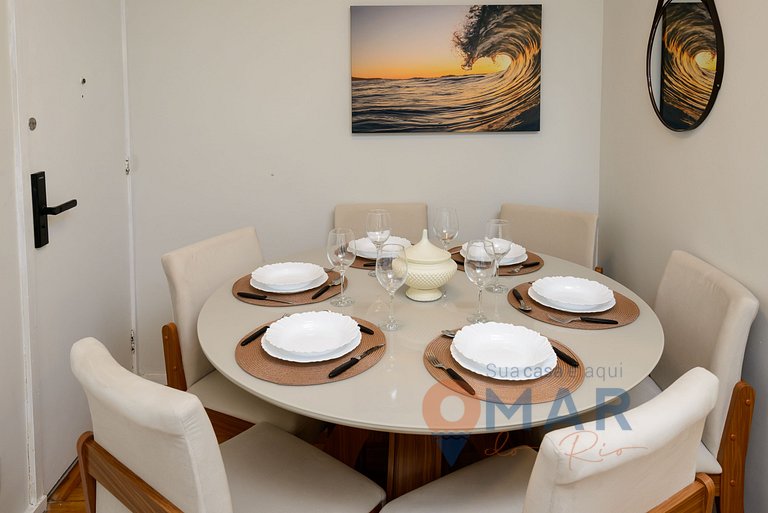 3 BDR a 5 min de la playa de Copacabana|FM 263/303