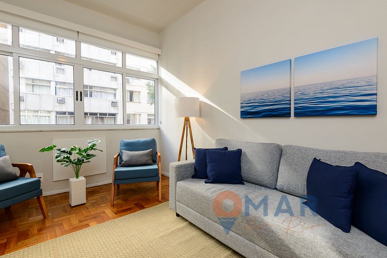 3 Quartos a 5 min da Praia de Copacabana|FM263/303