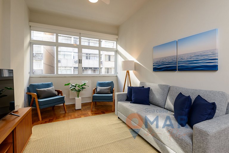 3 BDR a 5 min de la playa de Copacabana|FM 263/303