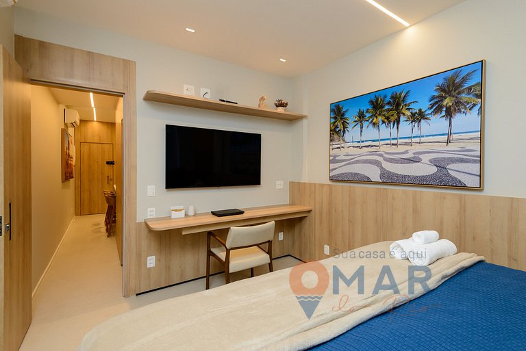 Apartamento Sofisticado a 5min da Praia|BR 450/805