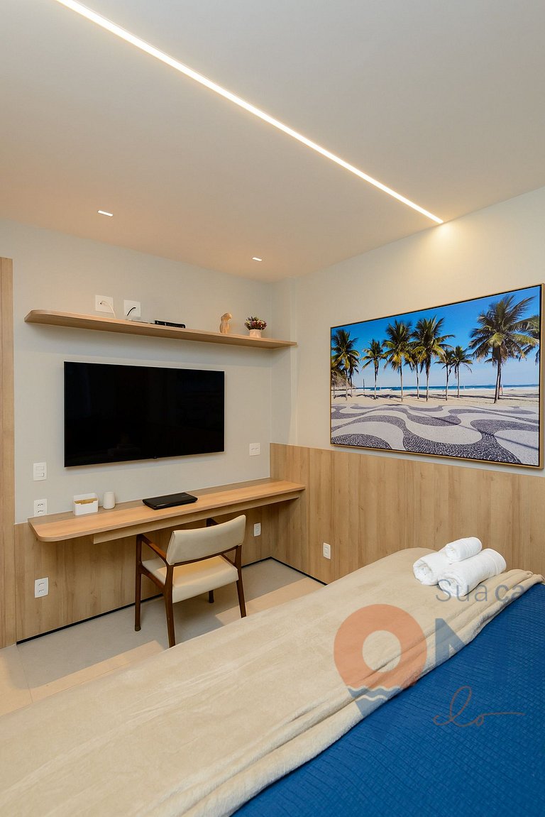 Apartamento Sofisticado a 5min da Praia|BR 450/805