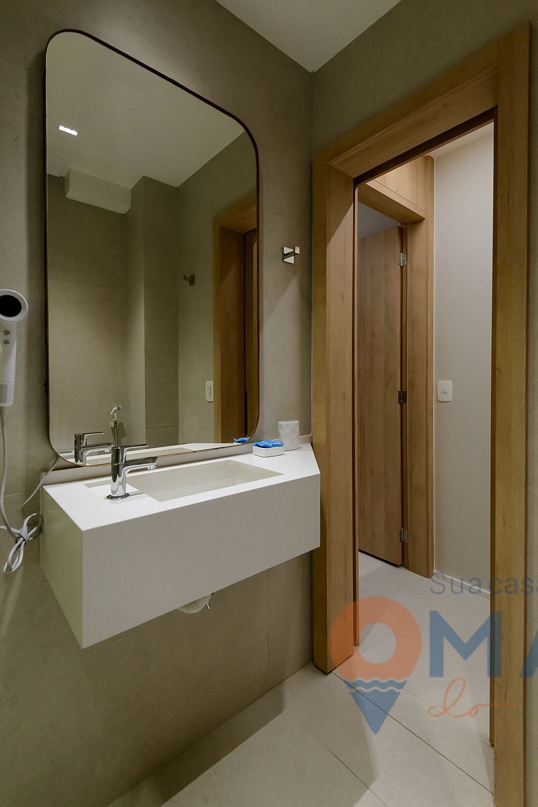 Apartamento Sofisticado a 5min da Praia|BR 450/805