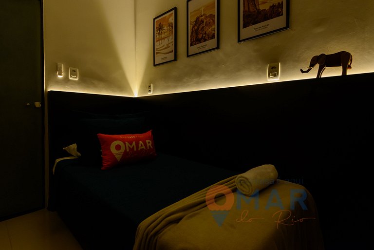 2BDR, 5min from Copacabana Beach | SF 184/103