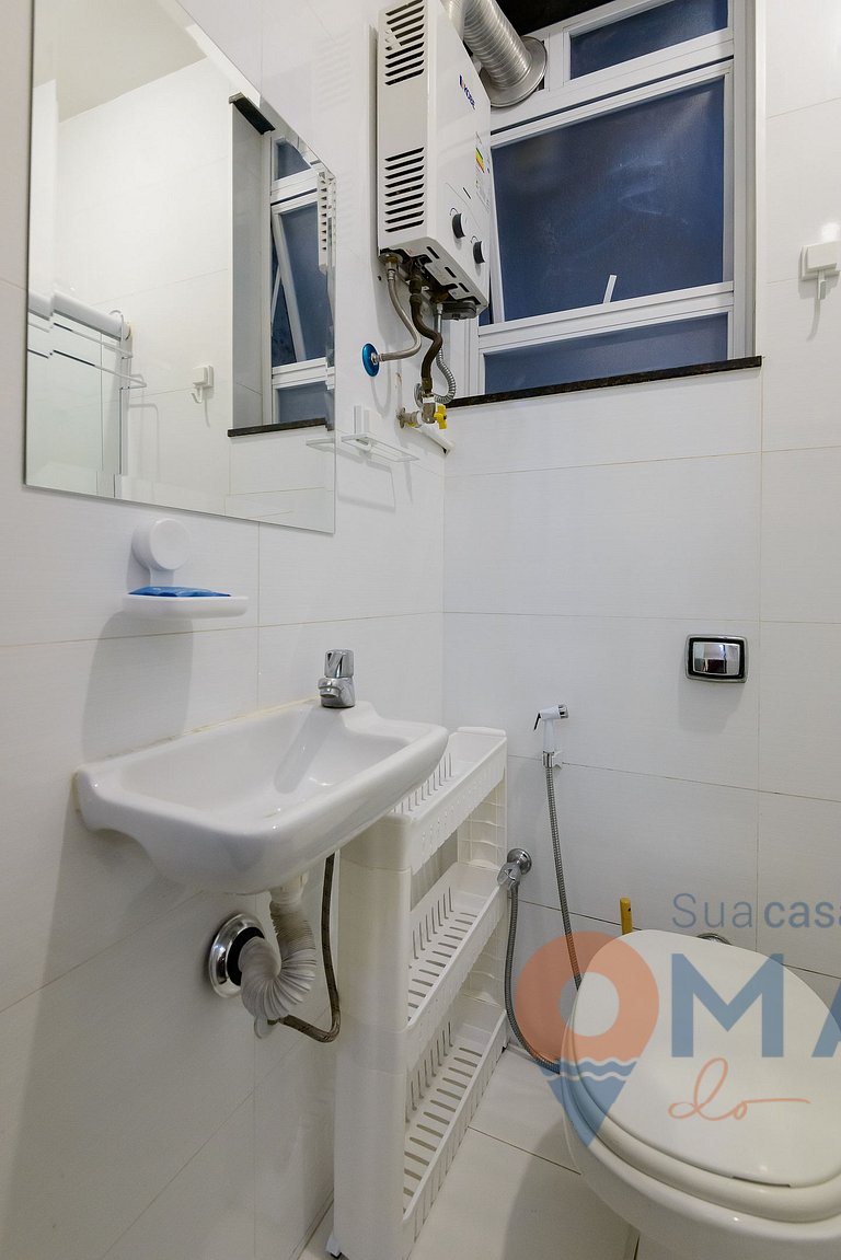 2BDR, 5min from Copacabana Beach | SF 184/103