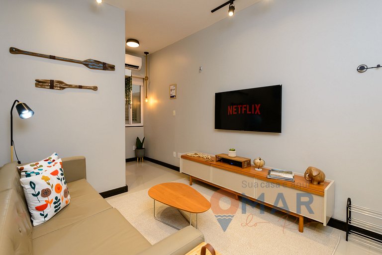 2BDR, 5min from Copacabana Beach | SF 184/103