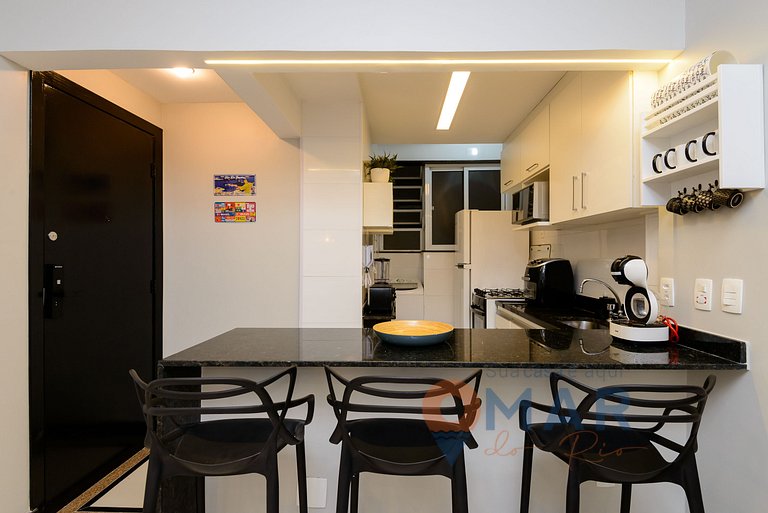 2BDR, 5min from Copacabana Beach | SF 184/103