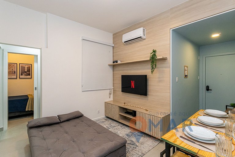 2BDRs a 4 Min de la Playa de Copacabana|SC 86/801