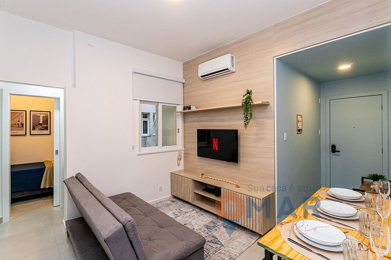 2BDRs a 4 Min de la Playa de Copacabana|SC 86/801