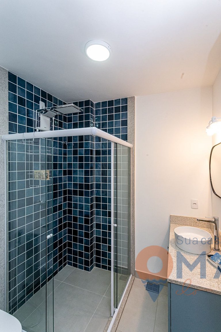 2 Quartos a 4 Min da Praia de Copacabana|SC 86/801