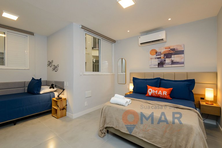 3 BDR in Leme, 1 Minute From the Beach |GS 257/404