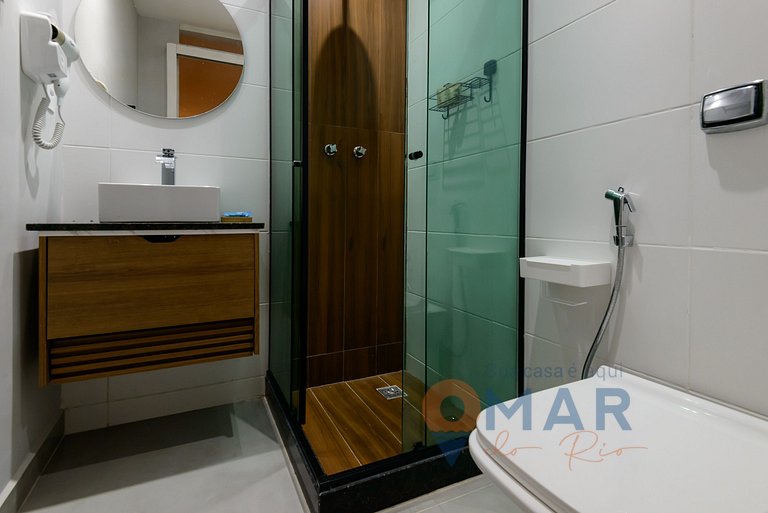 3 BDR en Leme, a 1 Minuto de la Playa | GS 257/404