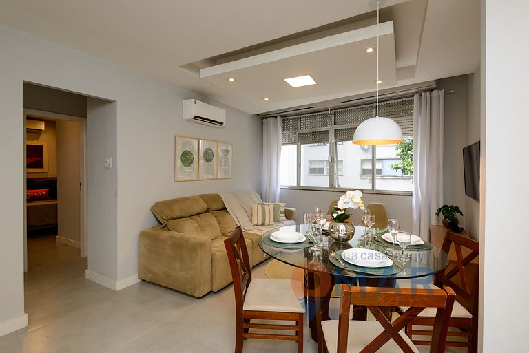 3 BDR in Leme, 1 Minute From the Beach |GS 257/404