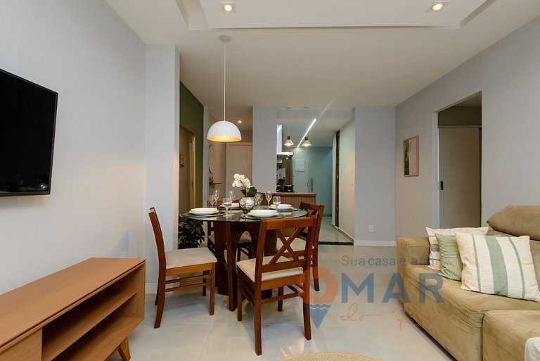 3 BDR in Leme, 1 Minute From the Beach |GS 257/404