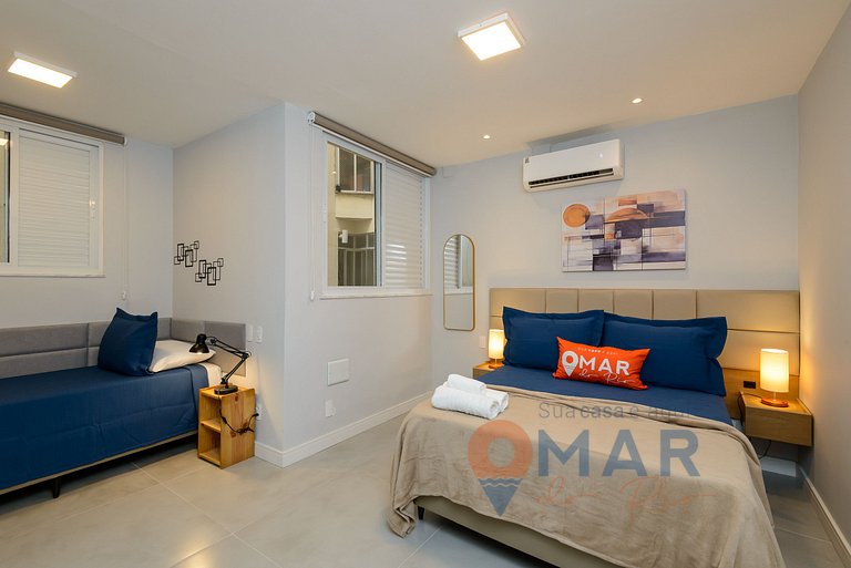 3 BDR in Leme, 1 Minute From the Beach |GS 257/404