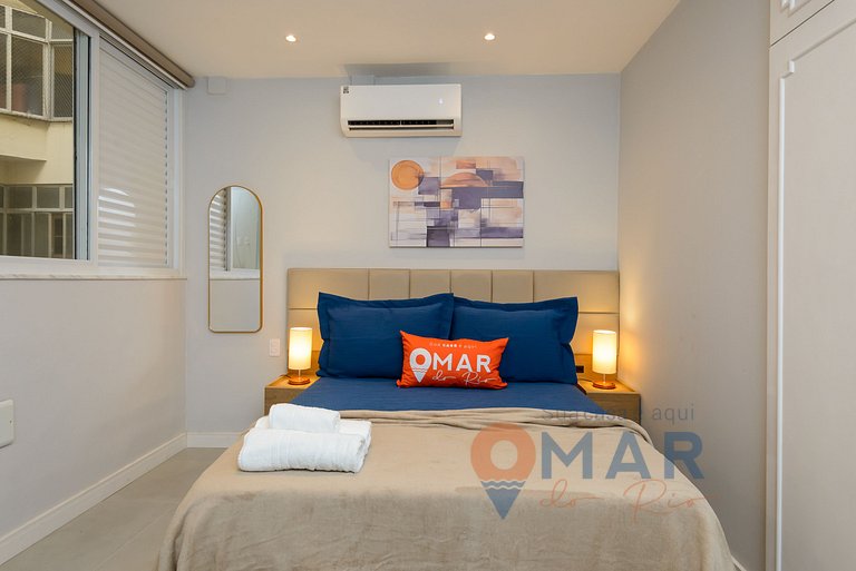3 BDR in Leme, 1 Minute From the Beach |GS 257/404
