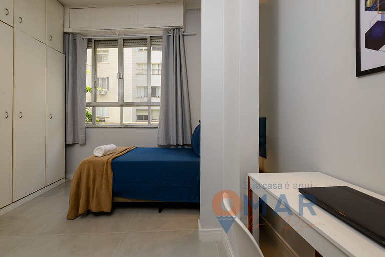3 BDR in Leme, 1 Minute From the Beach |GS 257/404